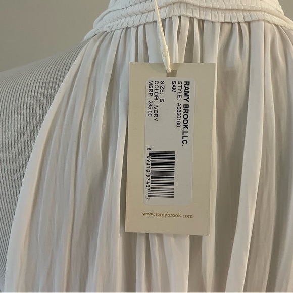 Ramy Brook | Ivory Sam Top | Women’s Small NWT! - Picture 3 of 4